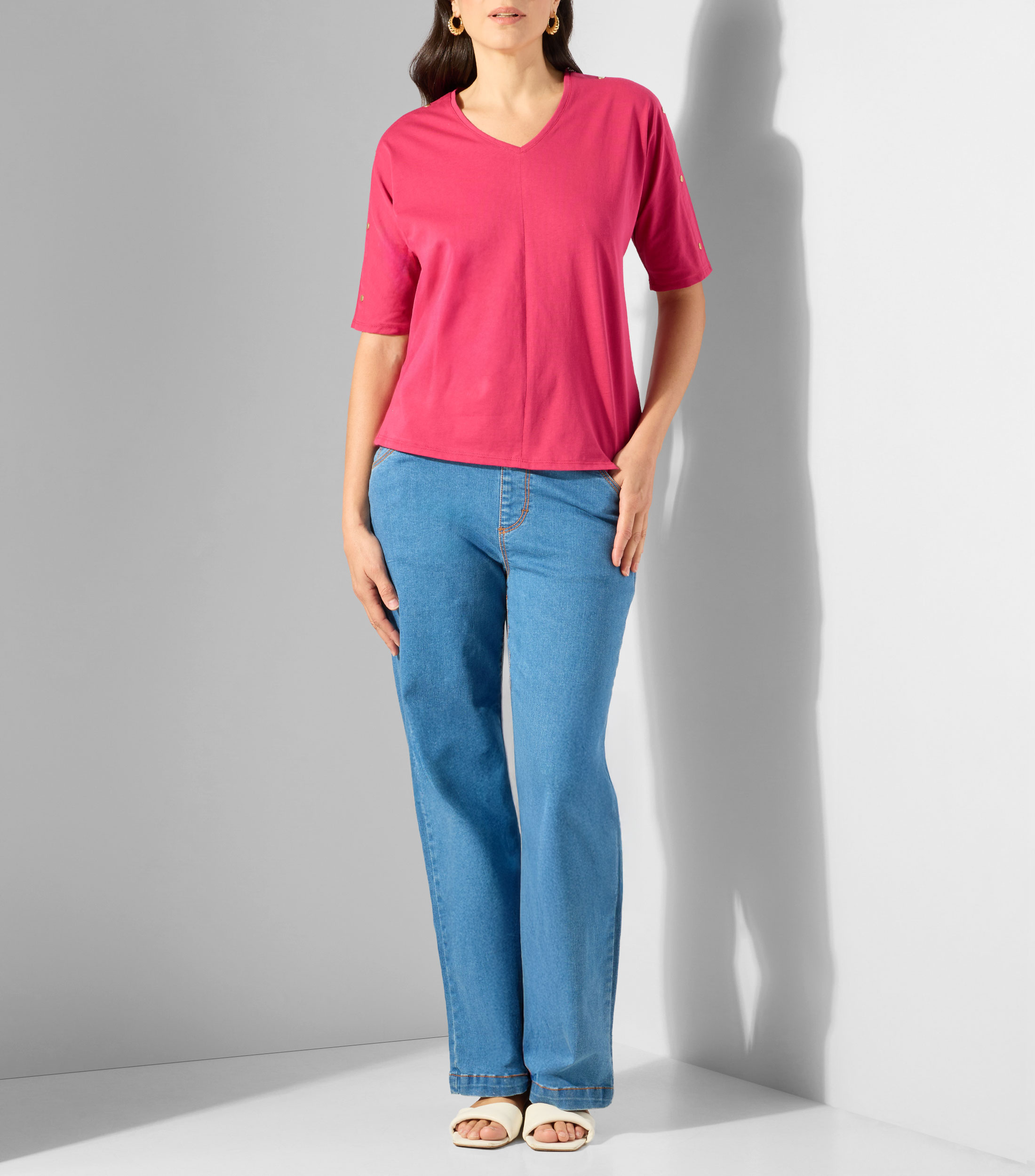 Jeans acampanado Mujer
